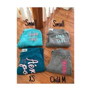 Sweatpants - Aeropostale & Abercrombie Kids